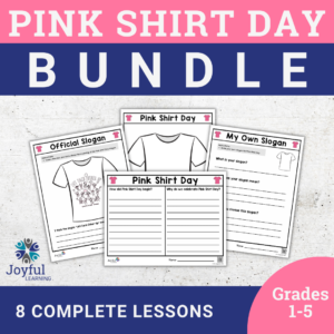 PINK SHIRT DAY BUNDLE | Lessons & Response Pages