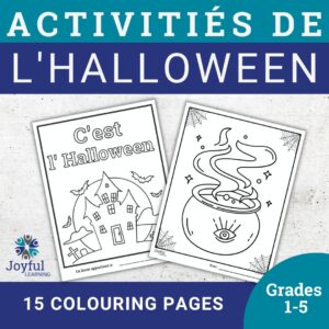 C’EST L’HALLOWEEN | Colouring Pages