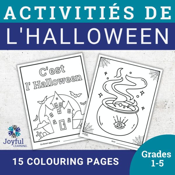 C'EST L'HALLOWEEN | Colouring Pages